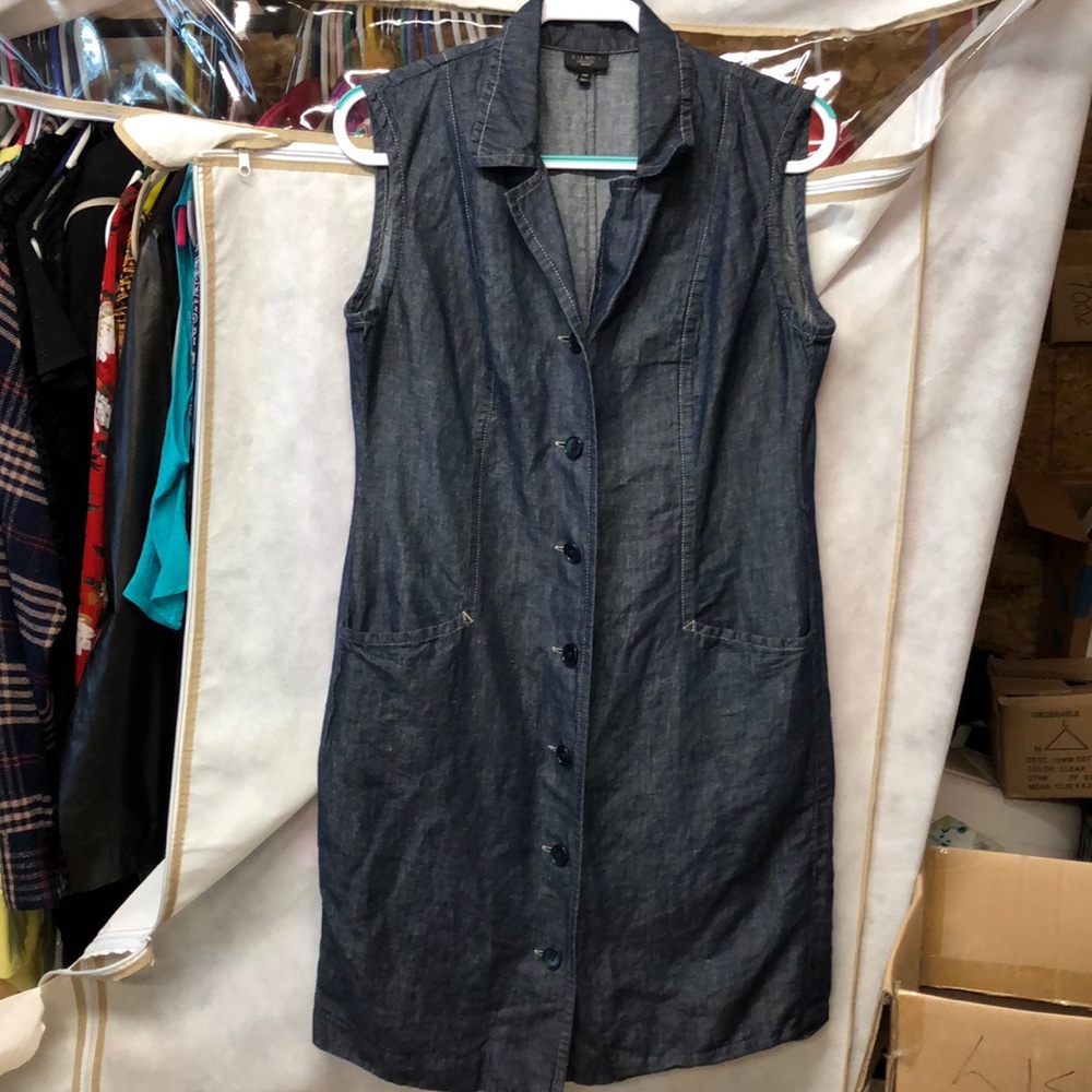 Talbots light weight denim dress